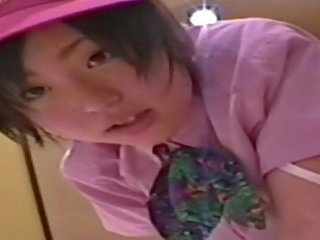 Japanese young woman ( 18) with McDonald's uniform 003