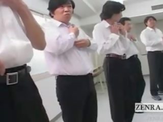 Subtitled CFNM Japanese Schoolgirls Nude Art Class