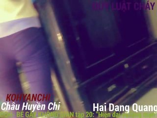 Teen daughter Pham Vu Linh Ngoc shy peeing Hai Dang Quang school Chau Huyen Chi escort
