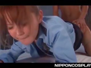 Terrific Ass Jap Police Woman Slit Pounded And Mouth Fucked Hard
